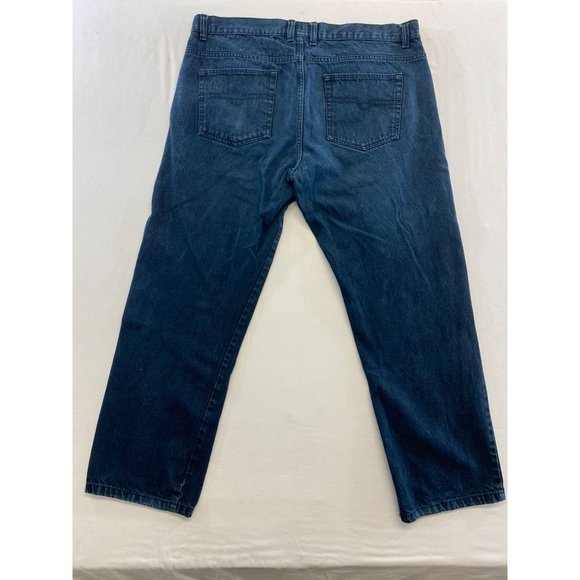 Roadrunner Men's Tapered Blue Jeans Size 40 X 32 Cotton High Rise Denim - Picture 3 of 3